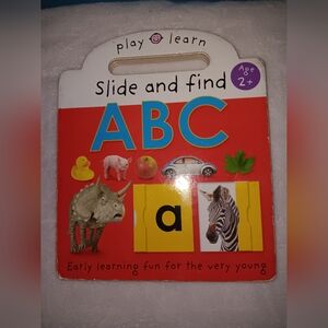Priddy Books Play Learn Slide and Find ABC Book Pre-owned